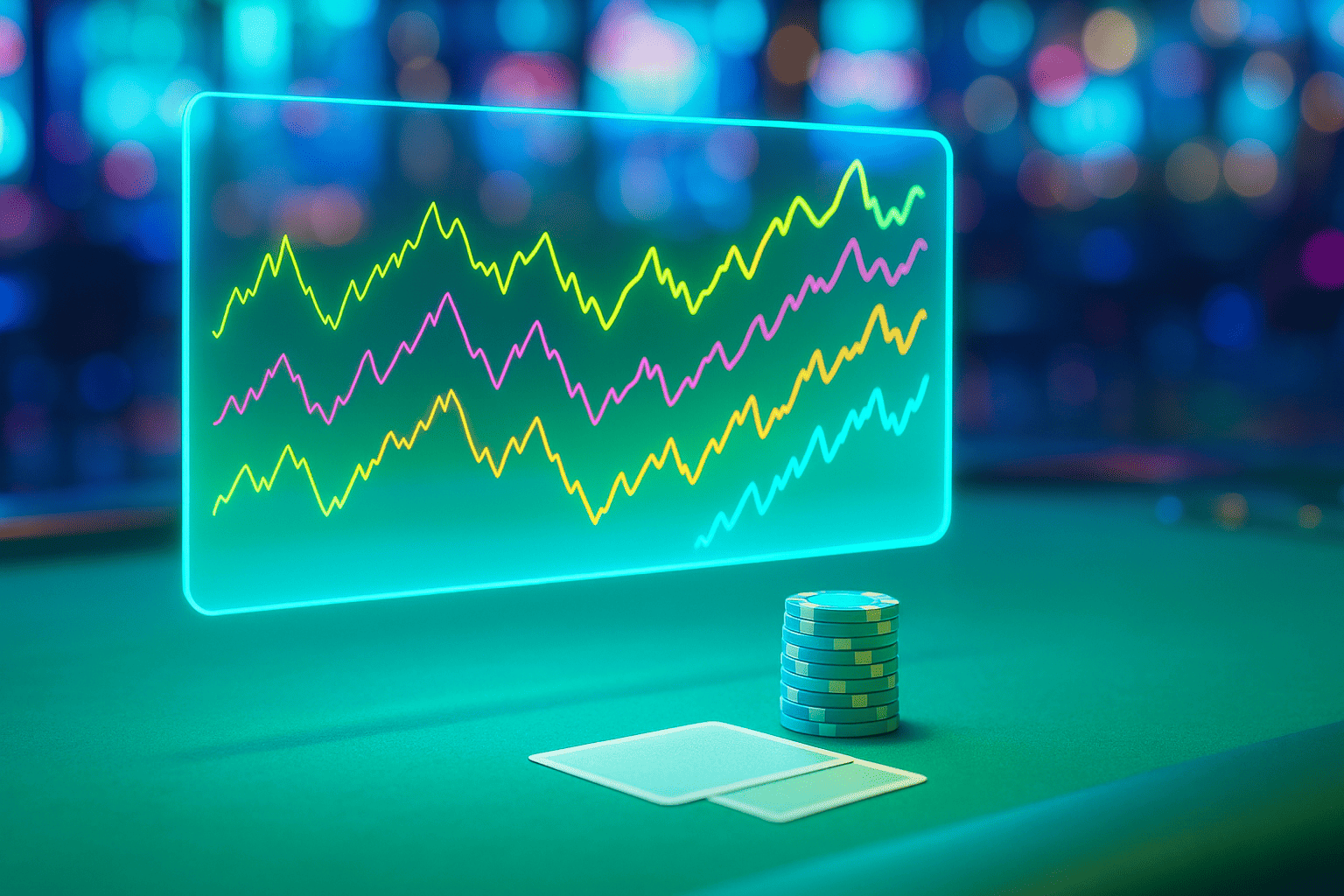 Blackjack Monte Carlo simulation charts