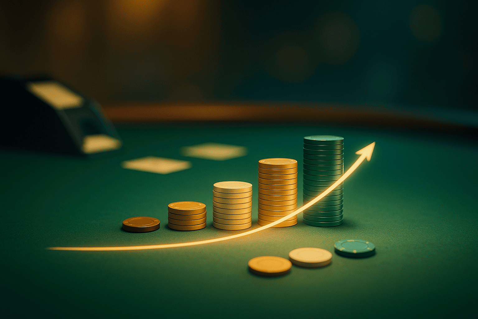 Long-term graph representing positive EV