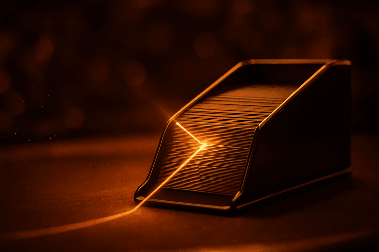 Analysis of a blackjack shoe with chips and cards